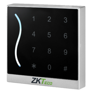 ZK PROID30BE- LECTOR ESCLAVO DE TARJETAS ID 125 KHZ / GREEN LABEL / WIEGAND 26 O 34 AJUSTABLE / TECLADO TOUCH / IP65 / COLOR NEGRO