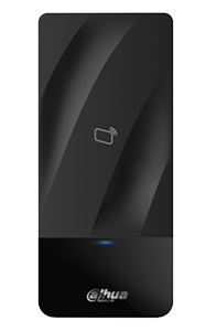 DAHUA ASR1200ED - Lectora de tarjetas ID 125 Khz / Para exteriores / IP67 / Conexion Wiegand o RS485 / Indicador de luz y sonido