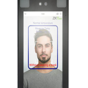 ZKTECO PROFACE X-TD CH Terminal de Control de Acceso con Reconocimiento Facial / Palma / Detección de Temperatura y Detección de Uso de Cubrebocas / 30 000 Rostros / 5 000 Palmas / Incluye Soporte para Torniquete / #SinContacto