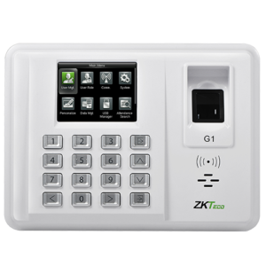 Huella ZKTECO G1ID - Control de Asistencia Básico / Green Label / 5000 Usuarios / 5000 Huellas con SILK ID / 5000 PASSWORD / 15000 Tarjetas ID 125 Khz / TCPIP / #SinContacto