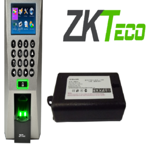 ZKTECO F18HIDUPSPACK - Equipo Biometrico de Control de Acceso con Lector HID PROX / UPS Incluido